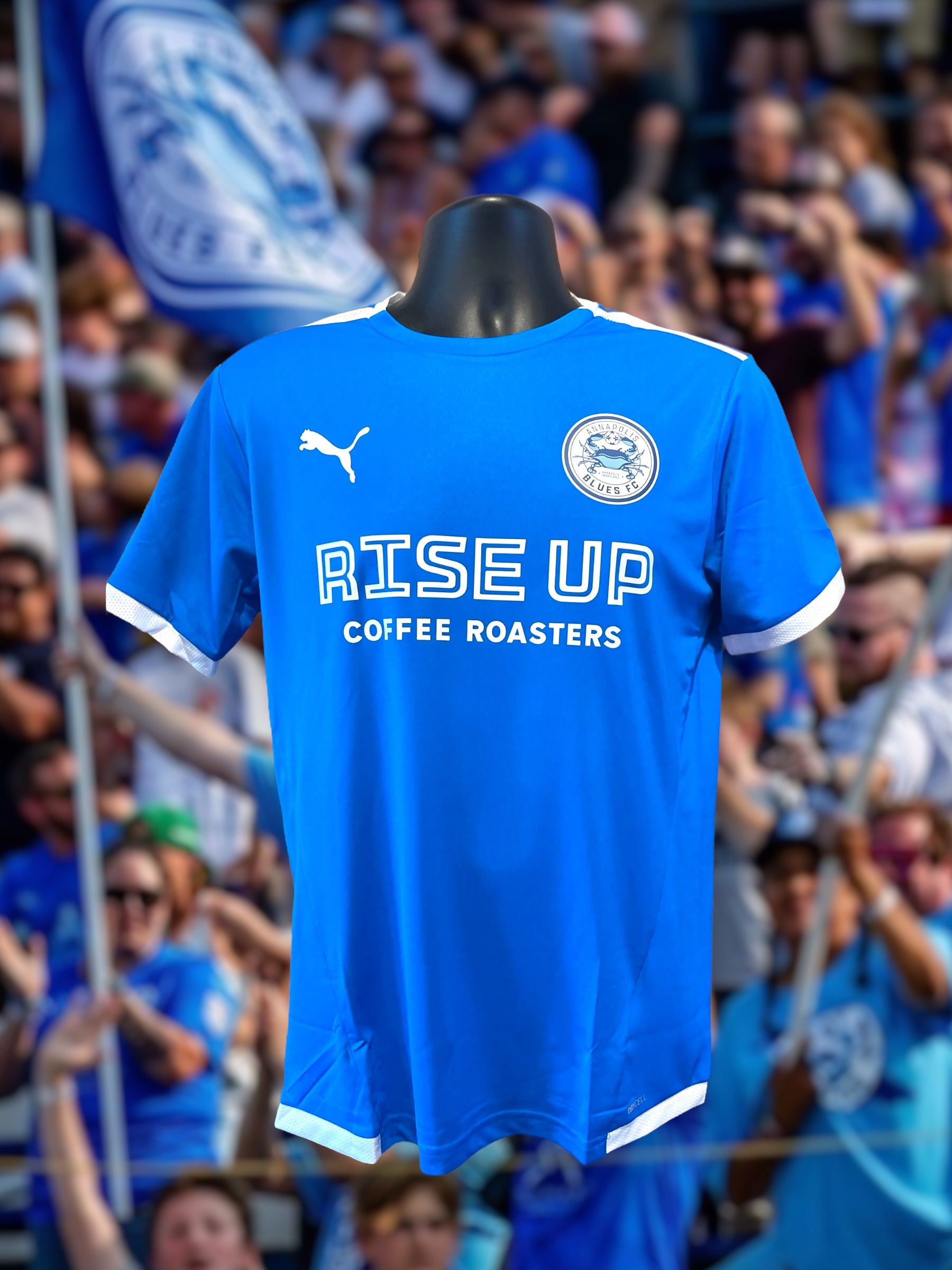 blues gear NEW: Annapolis Blues FC Jersey (Rise Up Limited Edition)