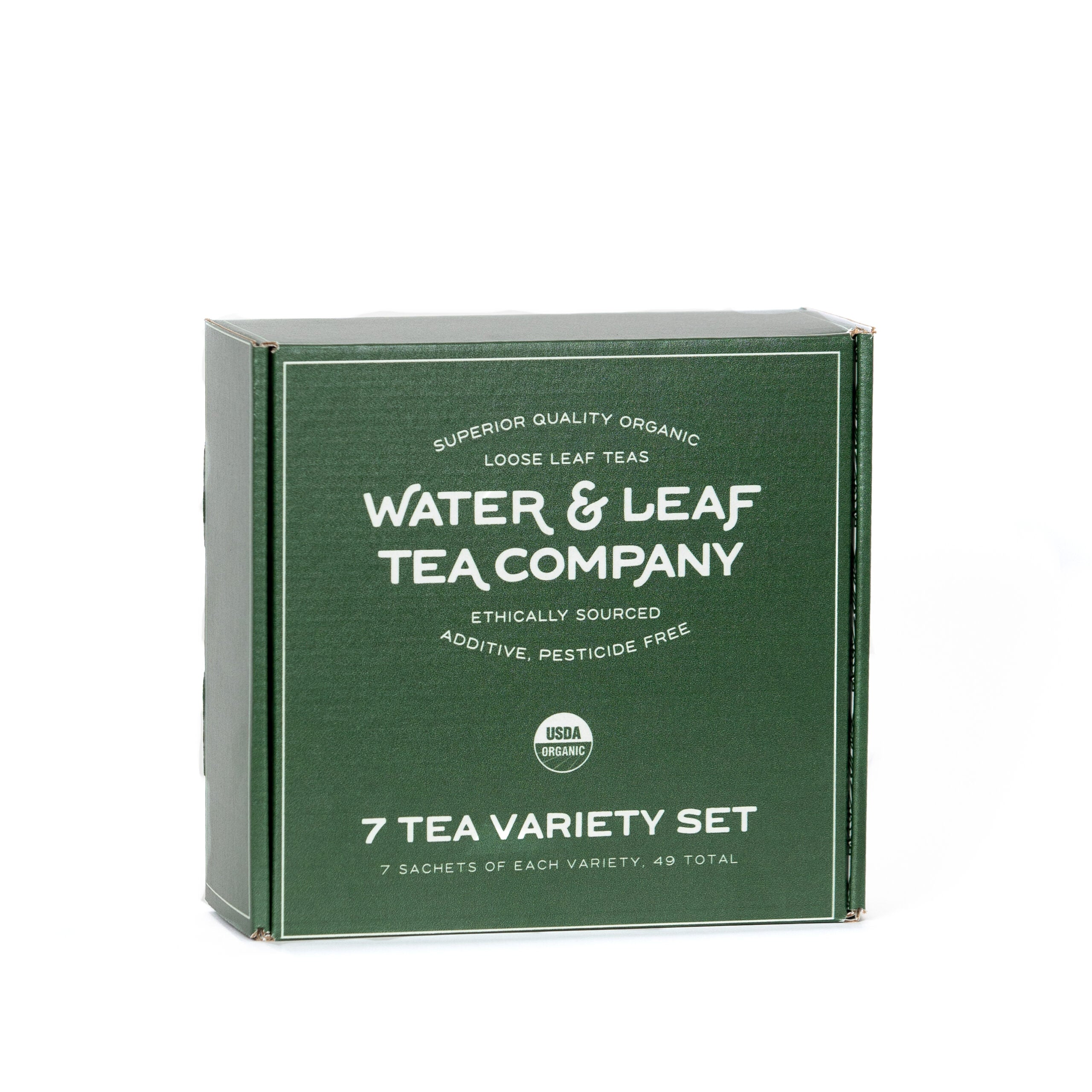 Water & Leaf | Organic Tea| Variety Set | Rise Up Coffee
